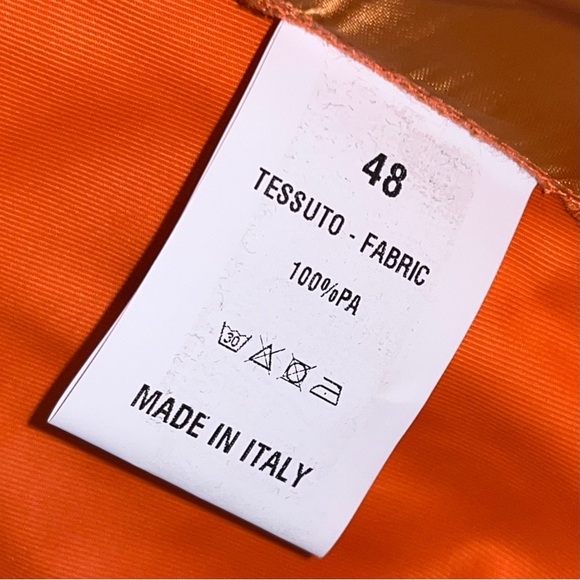 Off-White Nylon Oversized Pants Orange Tailoring Fit Size 48 - Picture 8 of 14